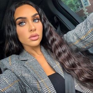 22” BROWN LOOSE WAVY LACE FRONT WIG NEW
